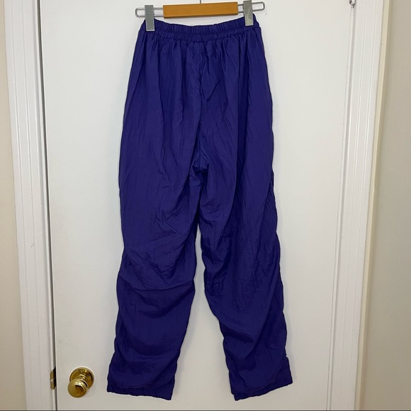 Vintage 80s Purple High Waist Joggers Pants - Picture 5 of 6